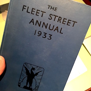Fleet Street pictorial journalism 1933